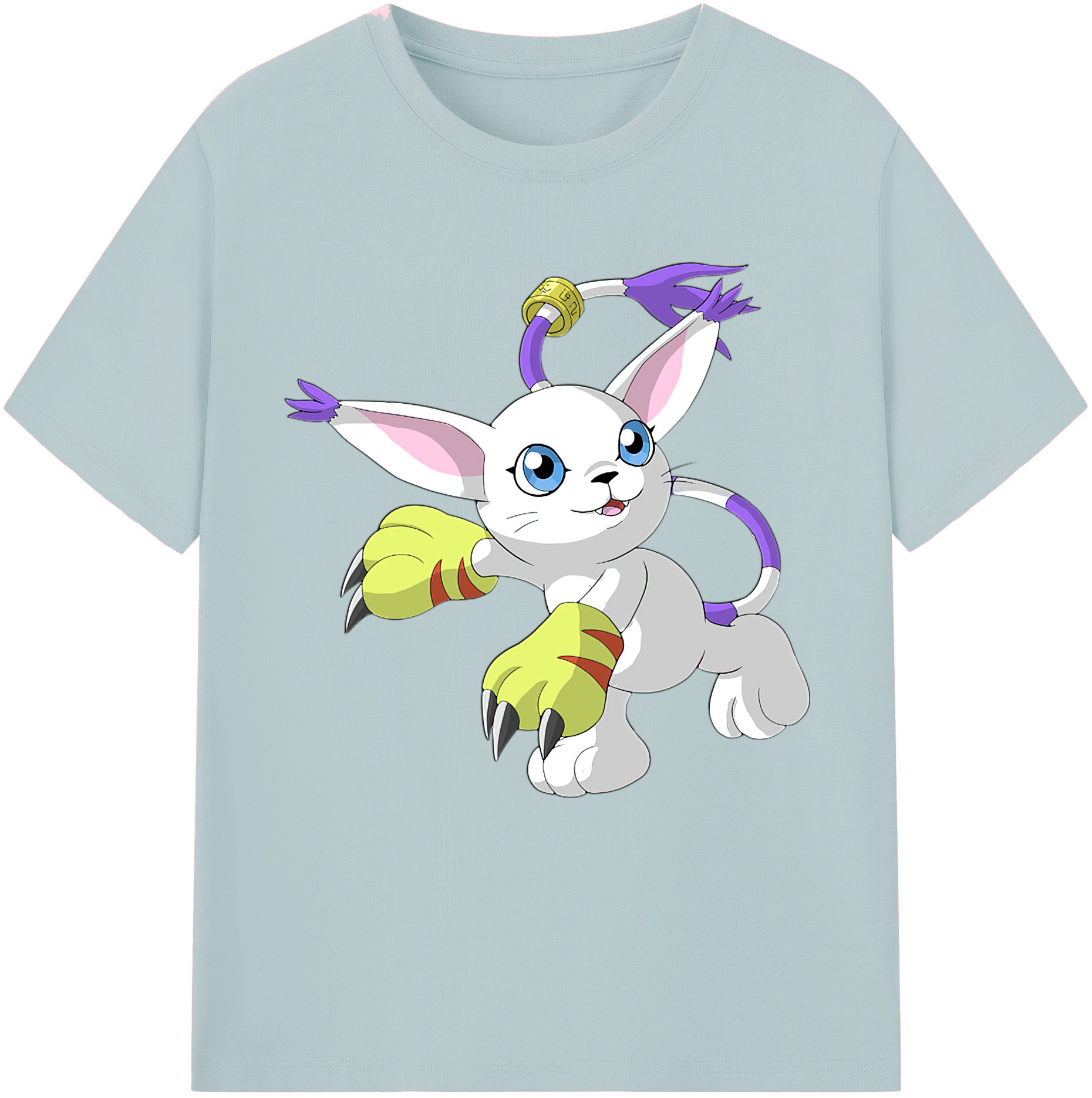 （画像用） Digimon デジタルモンスター/デジモン 綿100％半袖Tシャツ（フロントプリント）